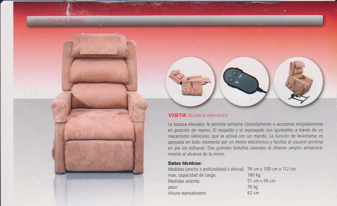 El mercado de segunda mano, alternativa a la crisis 2 Butaca elevable Atentia