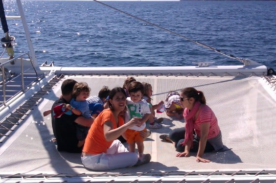 Escoleta El Castellet, excursión en catamarán