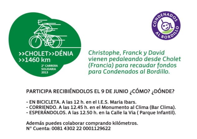 Marcha solidaria Condenados al Bordillo