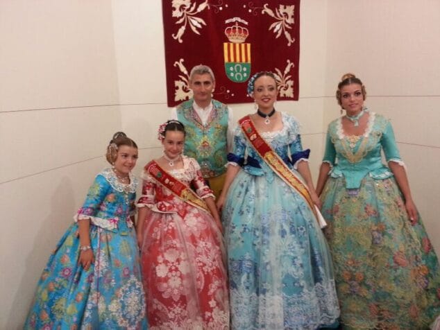 Sara y Paloma en la presentación de Sant Vicent del Raspeig