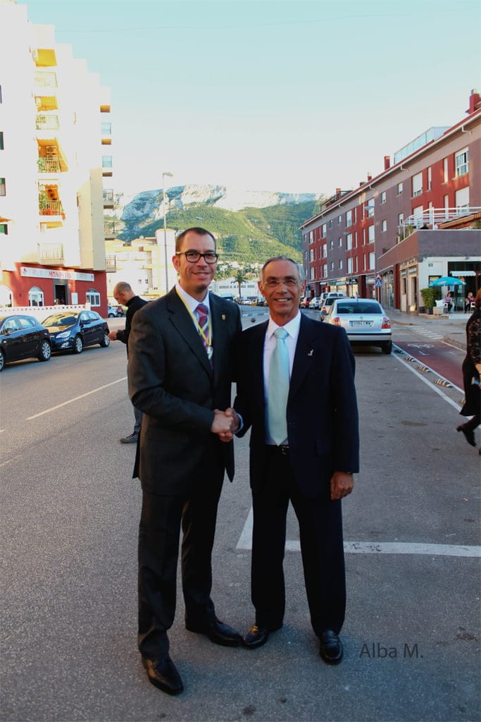 Vicente Caravaca es el nuevo presidente de la Cofradía de Sant Roc 1 Vicente Caravaca y Juan Bautista Cheli