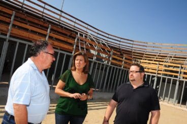 Visita alcaldesa plaza bous