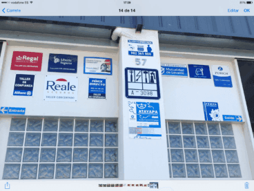 Aseguradoras con las que trabaja Talleres Salvá