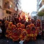 Carrozas Dénia 2013 Comparsa de la Falla Les Roques
