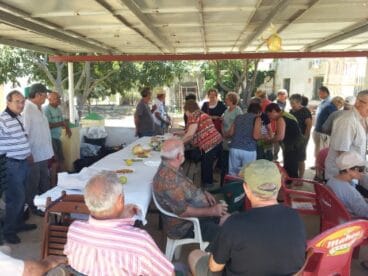 Comida Convivencia usuarios huertos urbanos de Torrecremada en Dénia