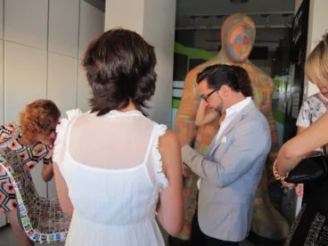 El cocinero Quique Dacosta en la celebración del aniversario de Pepe Cabrera
