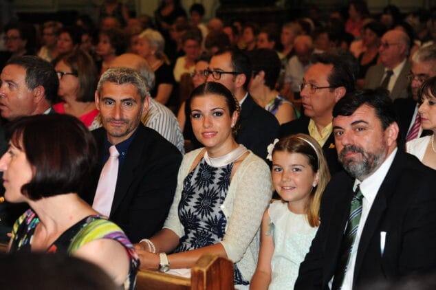 Las Falleras Mayores de Dénia, presentes en la misa en honor a la Santíssima Sang 4 Falleras Mayores de Dénia presentes en la misa en honor a la Santísima Sang de Dénia fiestas de Dénia 2013 1
