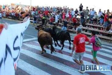 Fiestas de Dénia,sábado 6 de julio, entrá de bous 5