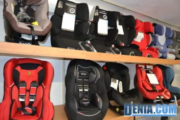 Gran variedad de sillitas en Baby Shop