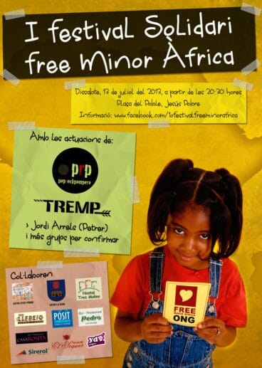I Festival Free Minor Africa en Jesús Pobre el sábado 13 de julio a las 20.30 horas