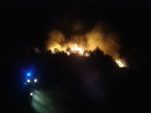 Incendio en Les Rotes - Dénia