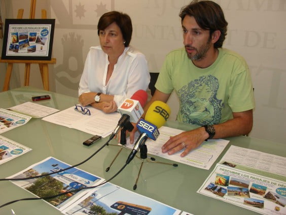 Iniciativas de la Concejalía de Medio Ambiente, en la foto Juan Carlos Signes y Pepa Font