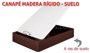 ¿Cómo podemos aprovechar al máximo el espacio en nuestra casa? 1 Modelo de canapé de madera rígido de Don Colchón Dénia