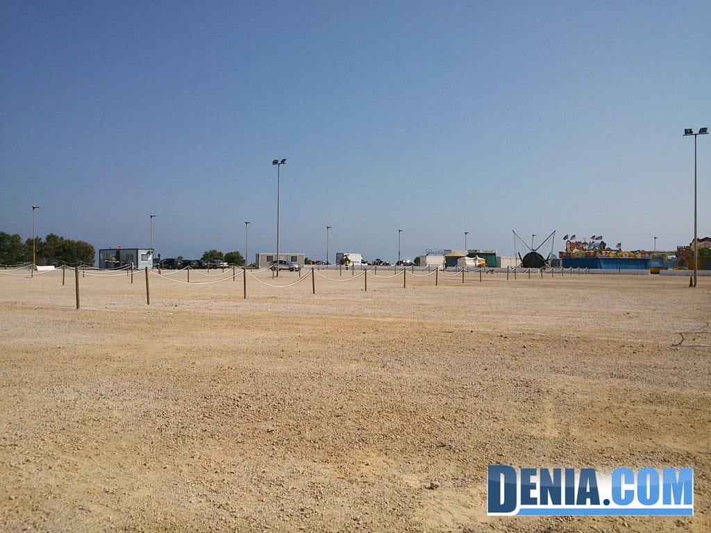 El PSOE denuncia la instalación de un aparcamiento de pago en el Mollet d'Espanya 1 Parking de pago en el Mollet d'Espanya de Dénia