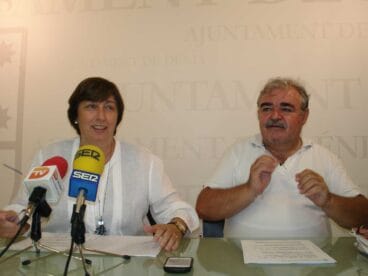 Presentación del programa especial para la conmemoración de los mil años de la creación de la Taifa de Dénia En la foto Pepa Font