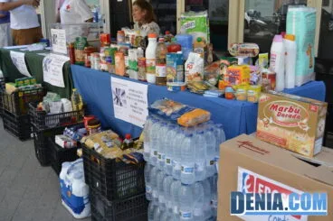 Recogida de alimentos en Dénia