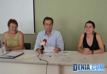 Representantes de la Plataforma en Defensa de la Sanidad en la Marina Alta