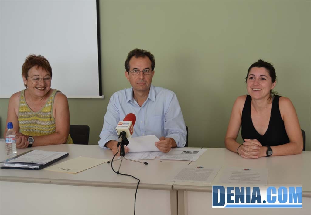 Representantes de la Plataforma en Defensa de la Sanidad en la Marina Alta