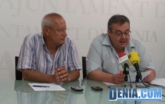 Vicent Grimalt y Paco Roselló - PSOE Dénia