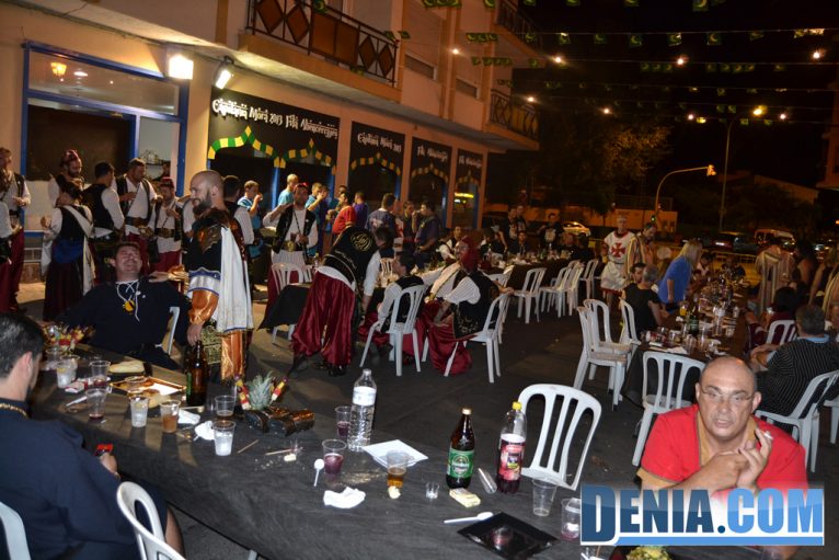 Cena de la recepción de la capitanía mora 2013 en Dénia