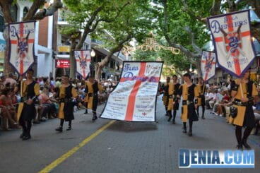 Boato de la capitanía cristiana de Dénia 2013 – Bandera de la capitanía