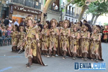 Desfile infantil Moros y Cristianos Dénia – Filà Deniers
