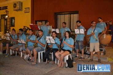 Unió Musical d’Orba en la recepción cristiana de Dénia