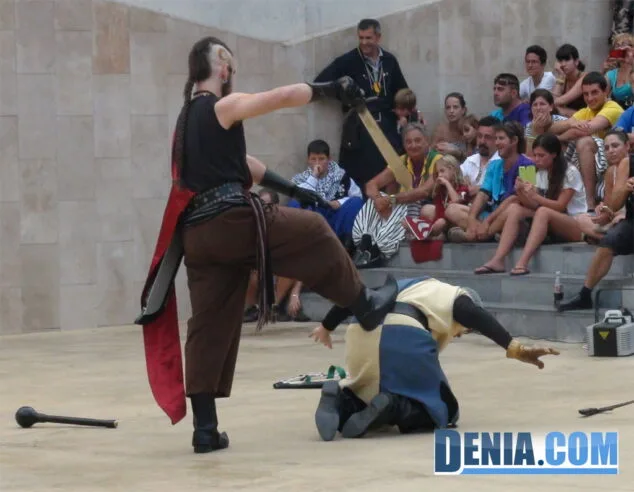 Los cristianos ganaron la batalla y conquistaron la tierra dianense 5 07 Batalla de moros y cristianos en Dénia