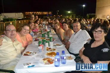 Cargos 2013 en la cena de asociaciones de Dénia