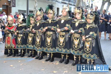 Desfile infantil Moros y Cristianos Dénia – Filà Deniers