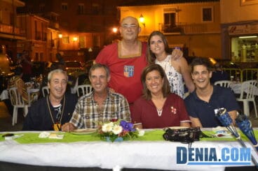 Autoridades en la cena de recepción cristiana de Dénia