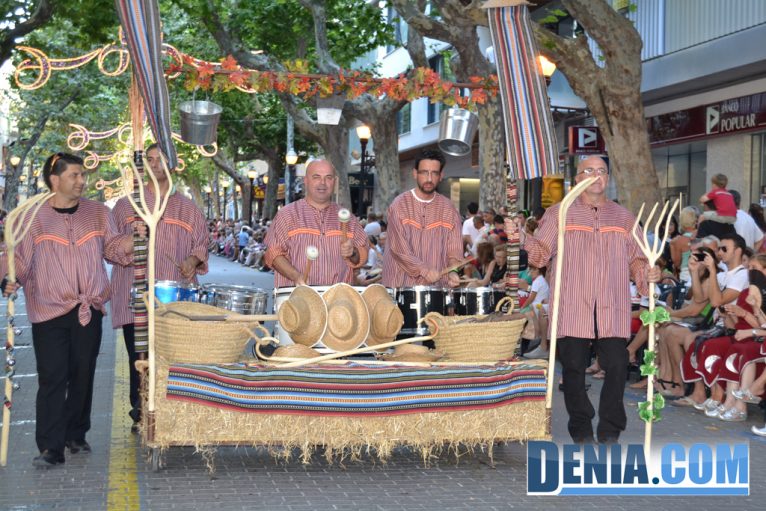 Boato de la capitanía cristiana de Dénia 2013 - Percusión musical Massera