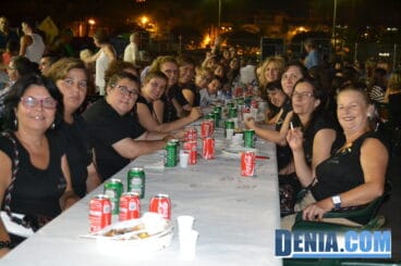 La Filà Alkamar en la cena de asociaciones de la Comissió de la Mare de Déu de Dénia