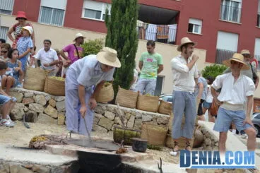 Proceso de la escaldà de la pansa en Jesús Pobre