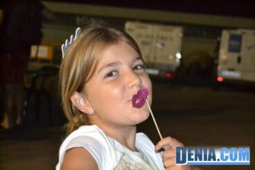 Paloma Mengual en la cena de asocaciones de Dénia