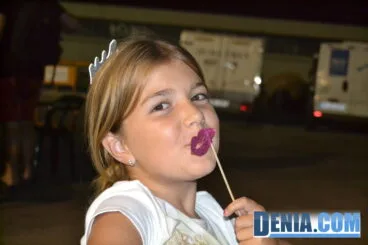 Paloma Mengual en la cena de asocaciones de Dénia