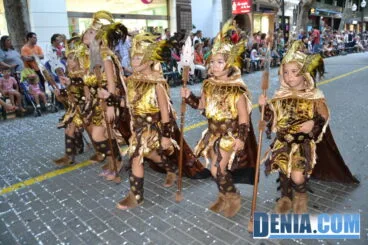 Desfile infantil Moros y Cristianos Dénia – Filà Hospitalaris