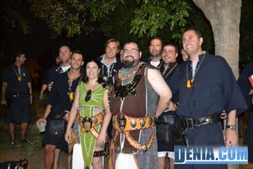Cena de acampada – Moros y Cristianos Dénia 2013