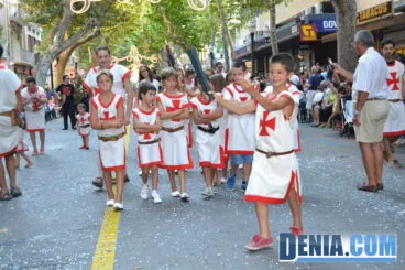 Desfile infantil Moros y Cristianos Dénia – Filà Templaris
