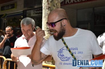 Jurado del concurso de paellas de Sant Roc