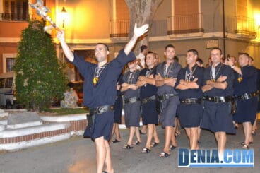 La Filà Deniers de entraeta por Dénia