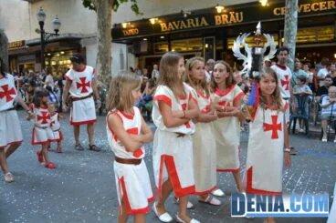 Desfile infantil Moros y Cristianos Dénia – Filà Templaris