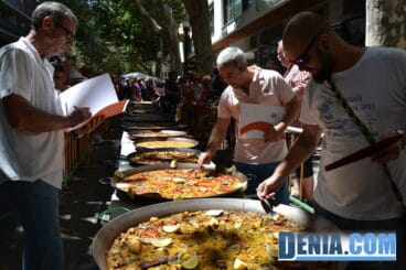 Jurado del concurso de paellas de Sant Roc