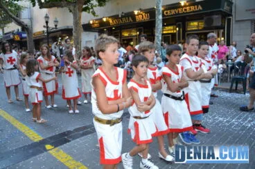 Desfile infantil Moros y Cristianos Dénia – Filà Templaris