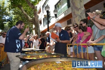Jurado del concurso de paellas de Sant Roc
