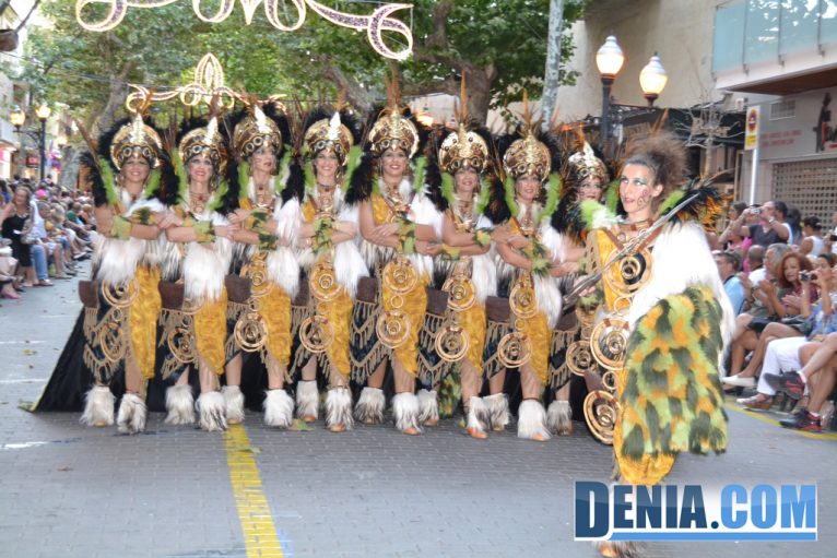 Desfile de gala de Moros y Cristianos Dénia 2013 - Filà Alkamar