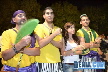 Cena de acampada – Moros y Cristianos Dénia 2013