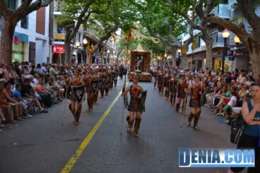 Boato de la capitanía cristiana de Dénia 2013 – Guardia personal del capitán