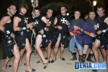 Cena de acampada – Moros y Cristianos Dénia 2013