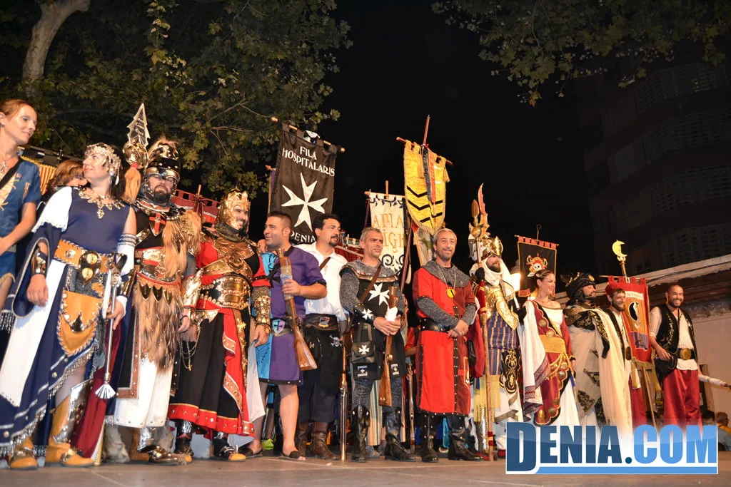 Desfile de retreta Moros y Cristianos Dénia